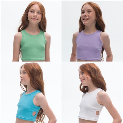 GFVY4334 майка (модель "топ") для девочек (1 шт в кор.)