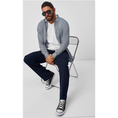 Брюки F511-0855-1 d.blue