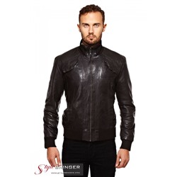 Куртка кожаная ARBEX M113 black