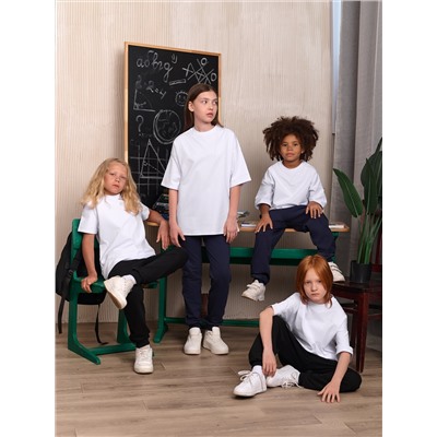Футболка оверсайз SCHOOL белая