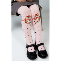 Колготки Лукоморье 242 роз Котик+бант