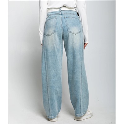 Джинсы #КТ5038 (1), голубой