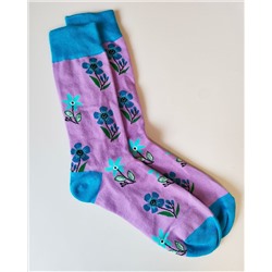 Носки р.35-40 "Flowers" Васильки