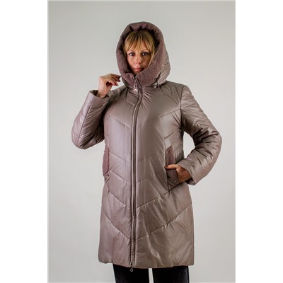 Куртка удлиненная с верблюжьей шерстью арт. 219 НАТАЛИ, 1196379