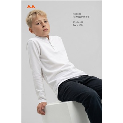 Рубашка-поло с длинным рукавом для мальчика Happyfox