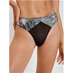 Трусы стринги с высокой талией жен. Moema черный Infinity Lingerie