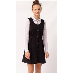 Сарафан шк Cherubino 63210-22 черн М 40%