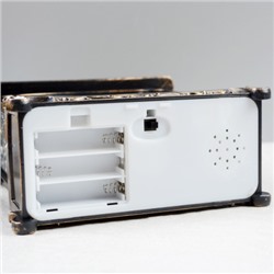 Светильник настольный новогодний 18х8х30 см Дед мороз музыкальный / NG206-1 /уп 8/АКЦИЯ