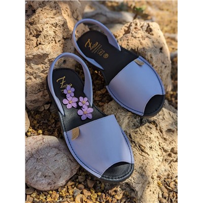 Ab.Zapatos 320-8 PC lila+Pendientes flores PA3768 lila