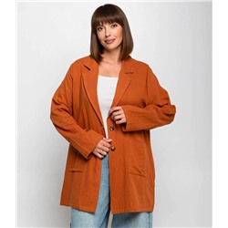 Пиджак #ОКТ025020, терракотовый