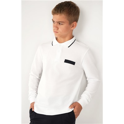 Рубашка-поло с длинным рукавом для мальчика Happyfox