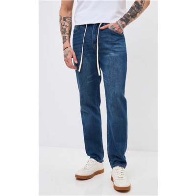 Джинсы F411-0177 middle blue