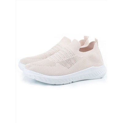 03-B360-26 LT. BEIGE Кроссовки женские (текстиль)