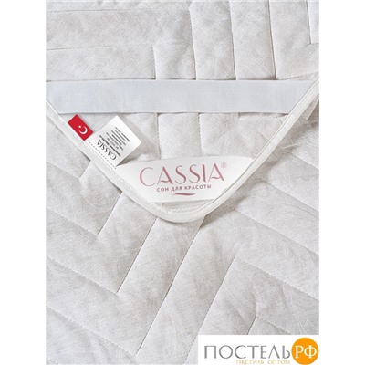 CASSIA КЛАУД СОФТ Стеганый Hамат-к 160х200, 1пр,хлопок-тик/микроволокно