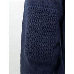 Джемпер из теплой и мягкой хлопковой пряжи с добавлением акрила