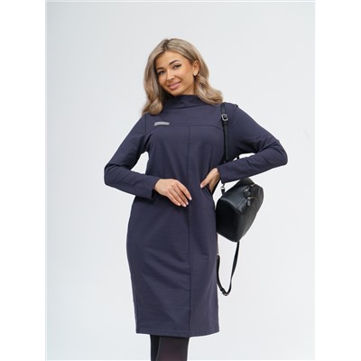 854 Платье "Серый"