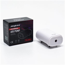 Компрессор для аквариума JINGYE YE-Ld=05, портативный, работает от USB, 1.5 л/мин, 1.5 Вт