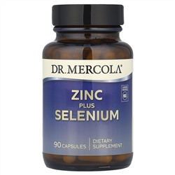 Dr. Mercola, цинк и селен, 90 капсул