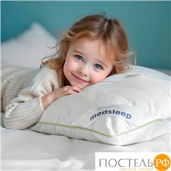 MedSleep DAO Подушка детская со съемным стеганым чехлом 40х60,1пр,микробамбук/бамбук/микровол.