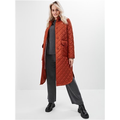 Плащ женский терракот