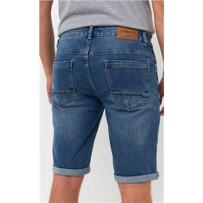 Шорты джинс P411-0963 middle blue
