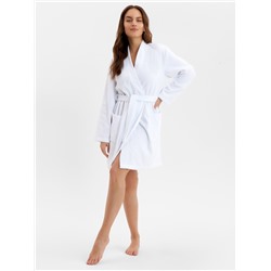 Халат махровый «Этель», женский, размер 42-44, 100% хлопок, 320 г/м², белый