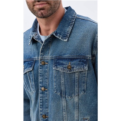 Куртка джинс F611-1283 m.blue