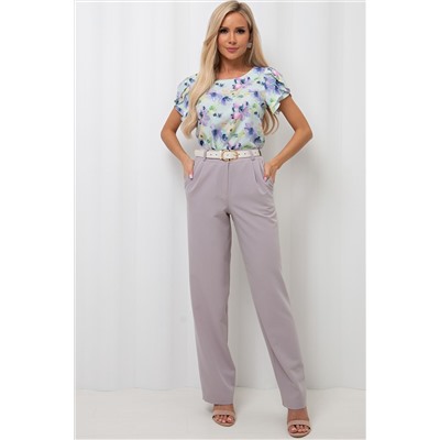 Брюки однотонные с карманами Франческа №4