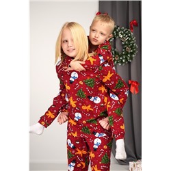 Детская новогодняя пижама Happyfox