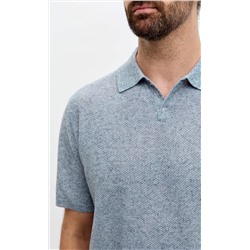 Футболка лен F011-06LN l.blue