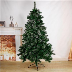 Искусственная ёлка с инеем «Зимнее волшебство. Магия» 180 см, 681 ПВХ ветка шарнирная