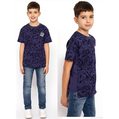 Футболка Cherubino 63344-41-341 син
