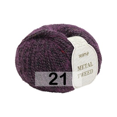 Пряжа Сеам METAL TWEED