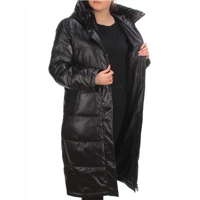 S21010 BLACK Пальто зимнее женское облегченное SNOW CLARITY