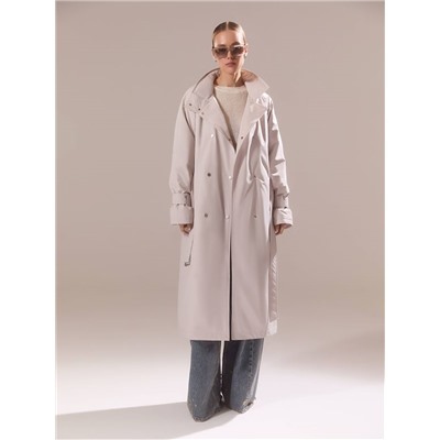 Плащ женский светло-бежевый