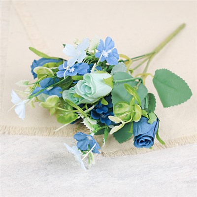 Цветок искусственный 30 см / W01201-2 /уп 2/150/600/ (Бело-розовый )