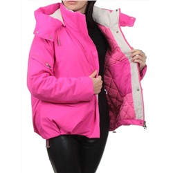 H24-816 PINK Куртка зимняя женская (150 гр. холлофайбер)