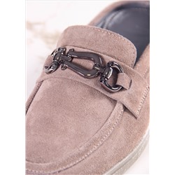 Сабо лоферы ED'ART 1080.2614'be. Капучино замша