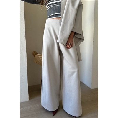 Брюки эко-замша  BASE102/01/Бежевый