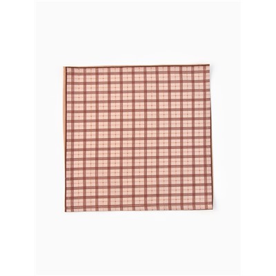 Платки носовые мужские «Этель», 30×30 см, набор 12 шт., 100% хлопок, коричневые, рисунок МИКС