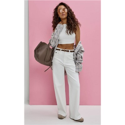 Джинсы F612-0137 white