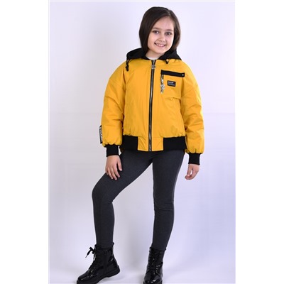 236 Куртка на синтепоне Жёлтый/152