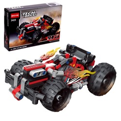 Конструктор с инерционным механизмом «Гоночный джип», 139 деталей