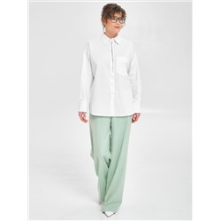 Блузка белая прямая