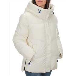 21069 WHITE Куртка зимняя женская Flance Rose (200 гр. холлофайбер)