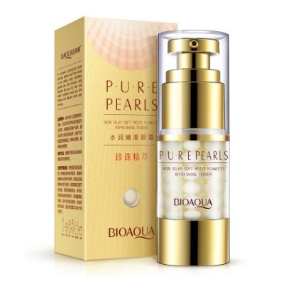 BIOAQUA PURE PEARLS Увлажняющий крем для кожи вокруг глаз с эссенцией жемчуга, 25 г, 12шт/уп