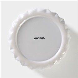 Банка для сыпучих Доляна «Золотой зайка», 1.1 л, 12.5×23 см, керамика, белая