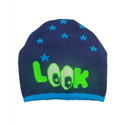 Шапка для мальчика 91.001 Look син