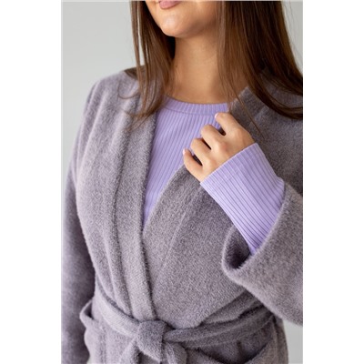 Кардиган КА-016 серо-лиловый