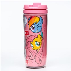 Термостакан детский со вставкой, 350 мл Like, My little pony